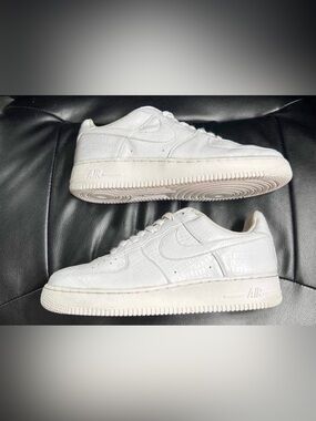 Nike Air Force 1 HTM 2 White Crocodile Rare Only 10M (No Box) 385/1506pairs Made
